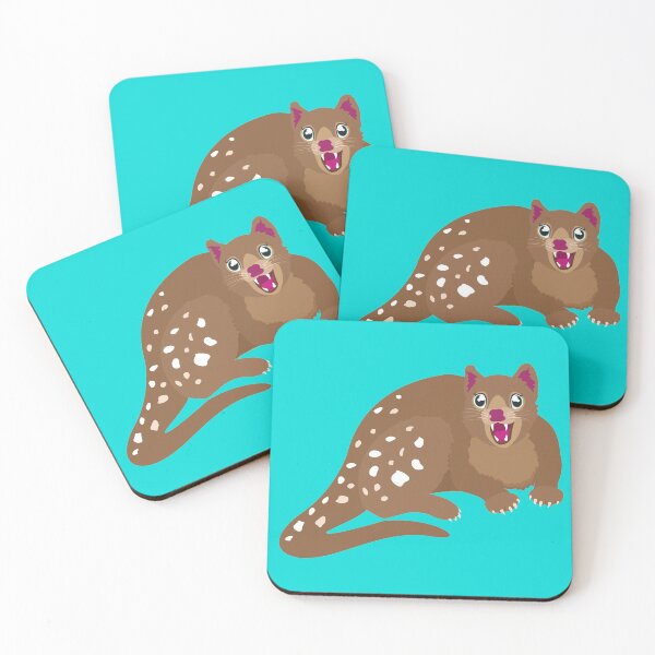 Item preview, Happy Little Quoll (Vector Print)  designed and sold by Thoughtscrawl.