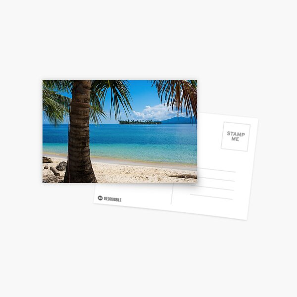 Item preview, San Blas Islands Panama tropical island beach view designed and sold by michieldros.