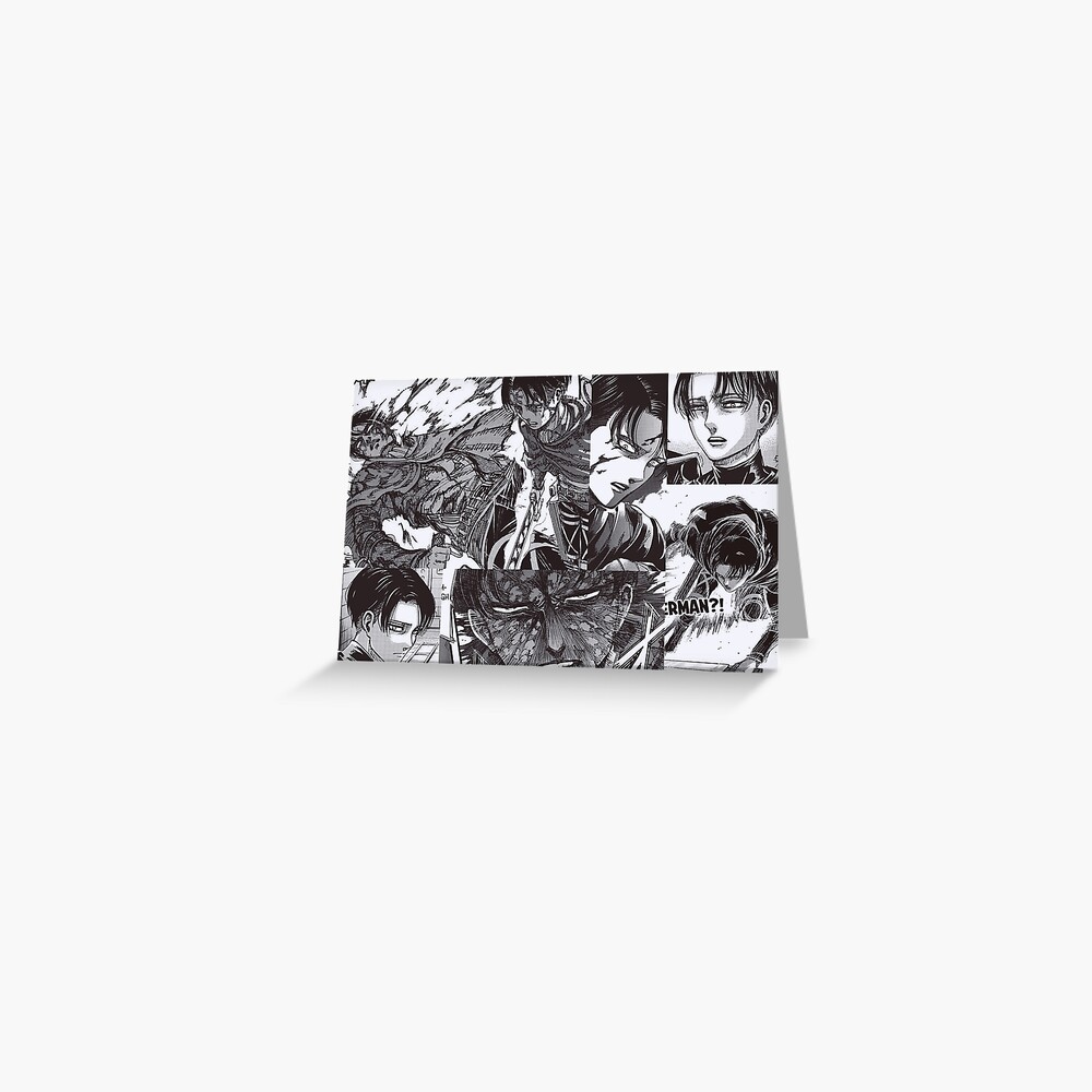 Levi Ackerman, Attack on Titan (landscape) Greeting Card