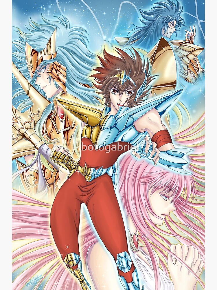 Gemini Saga Pegasus Seiya Athena Poseidon Saint Seiya: Knights Of