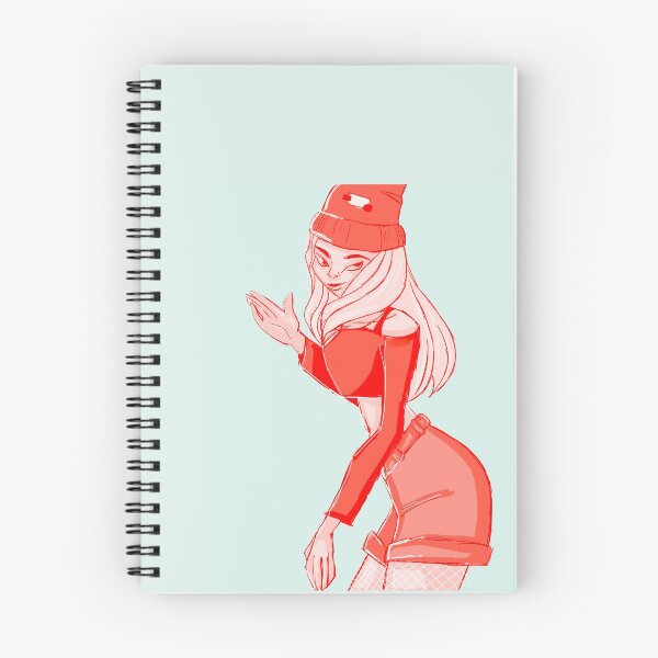 Item preview, monochromatic skater girl designed and sold by Jenny Romeril.