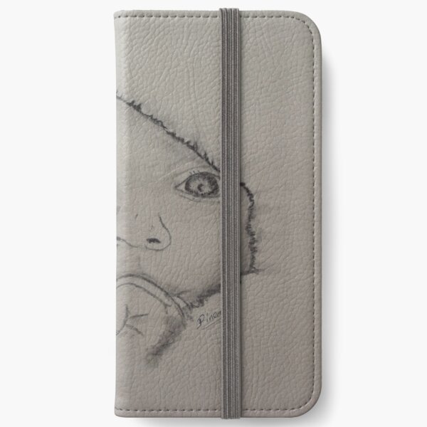 Bébé mignon Étui portefeuille iPhone