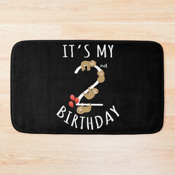 Item preview, It's My 2nd Birthday Sloth 2 Years Old Kid B-day Party product designed and sold by Grabitees.