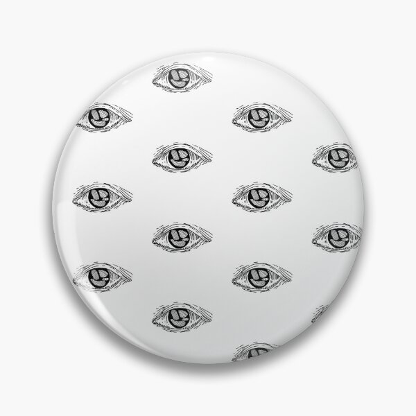 Item preview, trippy psicodélico ojo minimalista negro patrón designed and sold by Queerhaven.