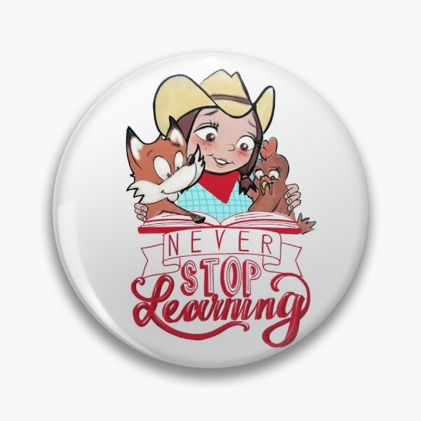 Item preview, Never Stop Learning - Miss Jamie's Farm designed and sold by MissJamiesFarm.