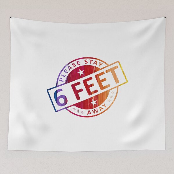 Item preview, Please Stay 6 Feet Away designed and sold by FirasChakroun.
