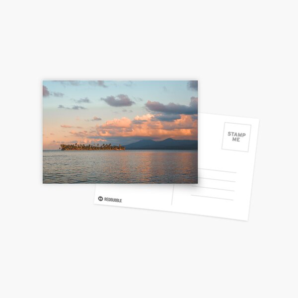 Item preview, San Blas Island Panama sunset over the islands designed and sold by michieldros.