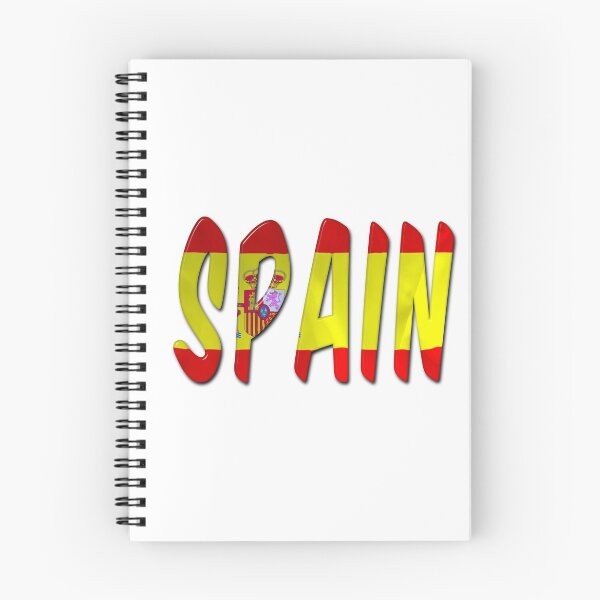Item preview, Spain Word With Flag Texture designed and sold by MarkUK97.