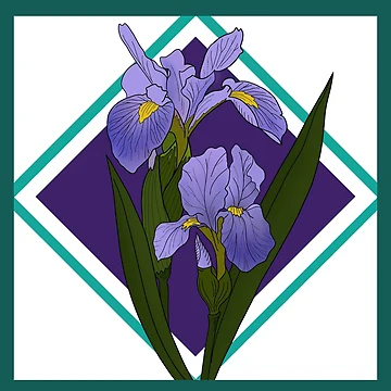 Artwork thumbnail, Iris Design by pocketsofnature