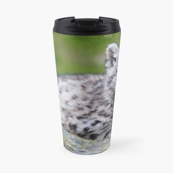 Snow Leopard Okara or Orya Travel Mug