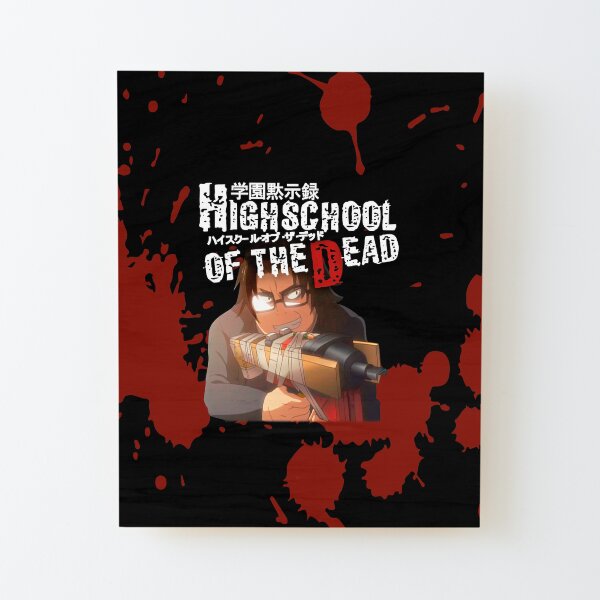 High School of the Dead (HOTD) - Kota Lámina montada de madera