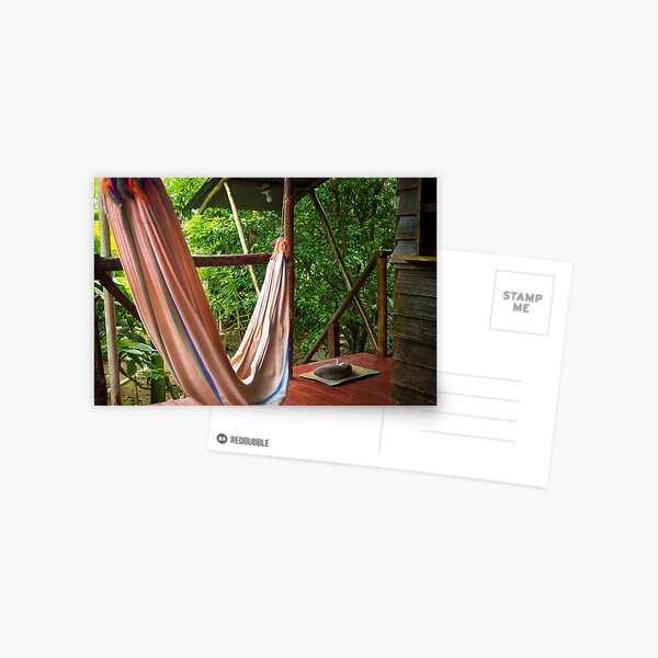 Item preview, Bastimentos Island hammock and cat in the jungle designed and sold by michieldros.