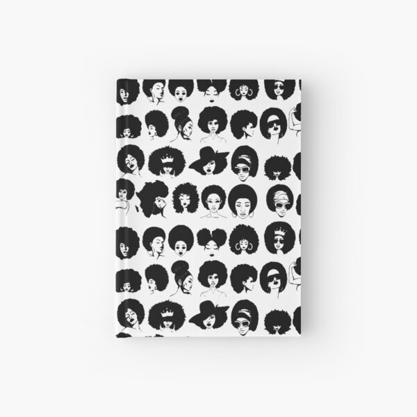 Afro Woman Hardcover Journal
