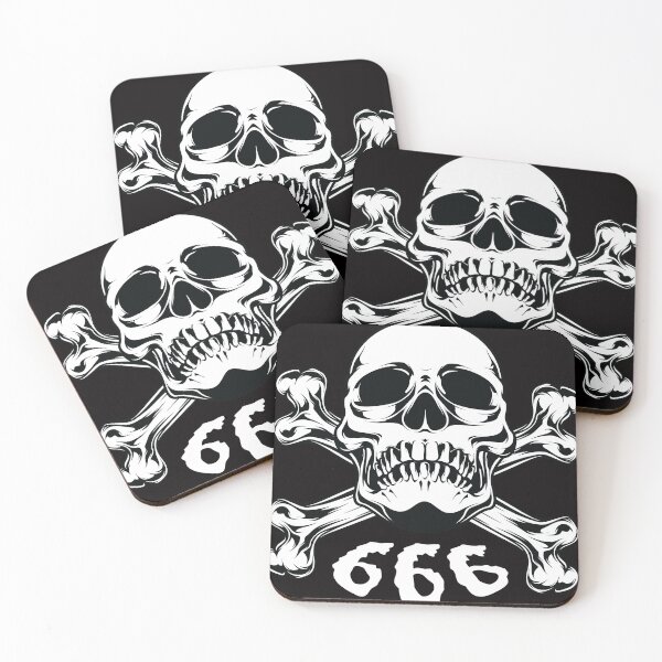 Item preview, Skull devil Satan 666 designed and sold by Imutobi.