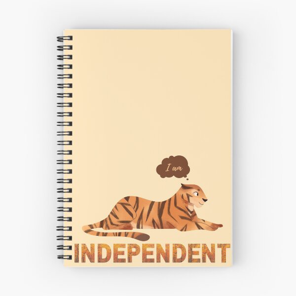 Item preview, Independent | Tiger | I am | Affirmations| Affirmed Art designed and sold by AffirmedStudio.