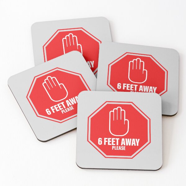 Item preview, 6 Feet Away Please (Social Distancing) designed and sold by MerchHouse.