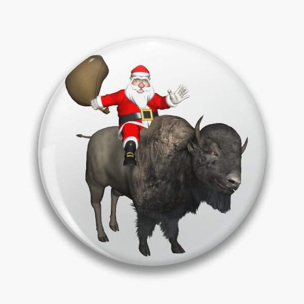 Item preview, Santa Riding A Bison designed and sold by Mythos57.