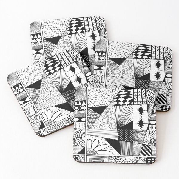 Item preview, Black and White Lines, Swirls and Dots designed and sold by RuthFurtado.