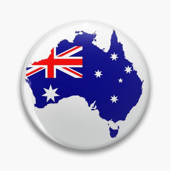 Item preview, Australian map flag designed and sold by CacaoDesigns.