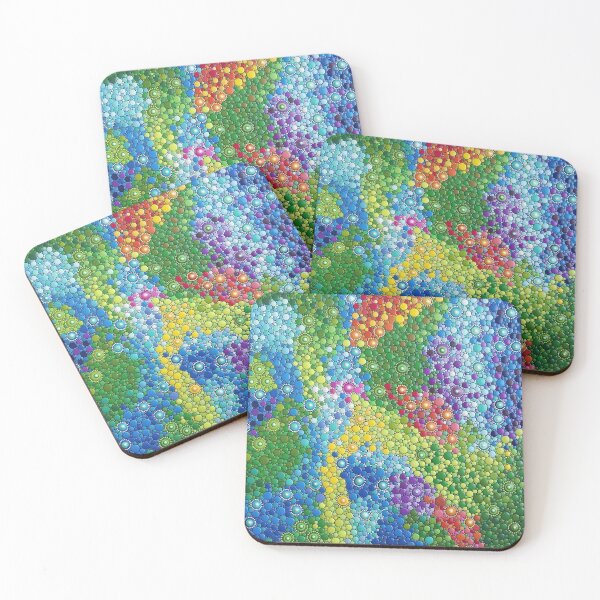 Item preview, Rainbow River dotart by Alberto Martin designed and sold by mandalaole.