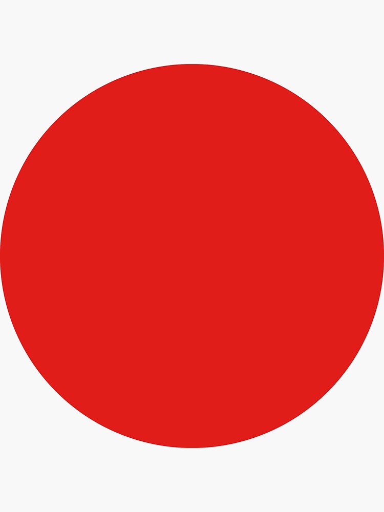 JAPAN. JAPANESE. Circle of the sun. Red Circle. Japanese Flag. National Flag of Japan, Hinomaru, Nisshoki, Sun Mark Flag, Nippon. by TOMSREDBUBBLE