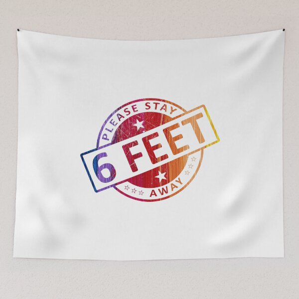 Item preview, Please Stay 6 Feet Away designed and sold by FirasChakroun.