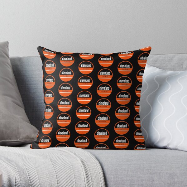 Cleveland Browns 18'' x 18'' Helmet Logo Duck Cloth Décor Pillow Cover