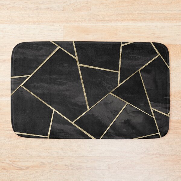 Artikel-Vorschau von Dark Black Ink Gold Geometric Glam # 1 #geo #decor #art, designt und verkauft von Anita's & Bella's Art.
