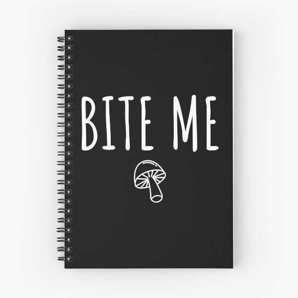 Item preview, Funny Fruit Bite Me Mushroom Hunter graphic designed and sold by jakehughes2015.