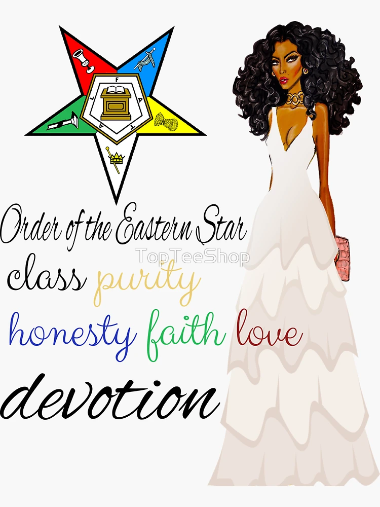 OES Honesty Faith Love Devotion Order Of The Eastern Star Logo