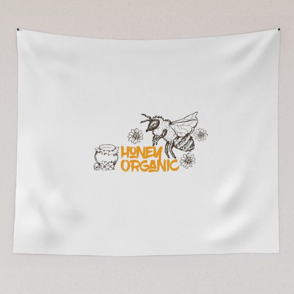 Item preview, organic honey bee designed and sold by HajuRas.
