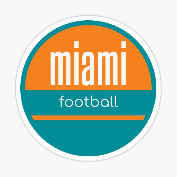 Miami Dolphins Logo 5.5 Inch Sticker – Jamestown Gift Shop