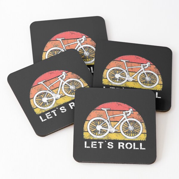 Item preview, racing cyclist, vintage retro style colorful gift designed and sold by Kuma518.