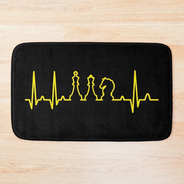Item preview, Chess Heartbeat Checkmate Board Game Player Gift designed and sold by haselshirt.