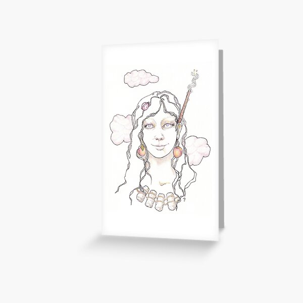 An eccentric witch Greeting Card