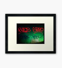 Graffiti Framed Print