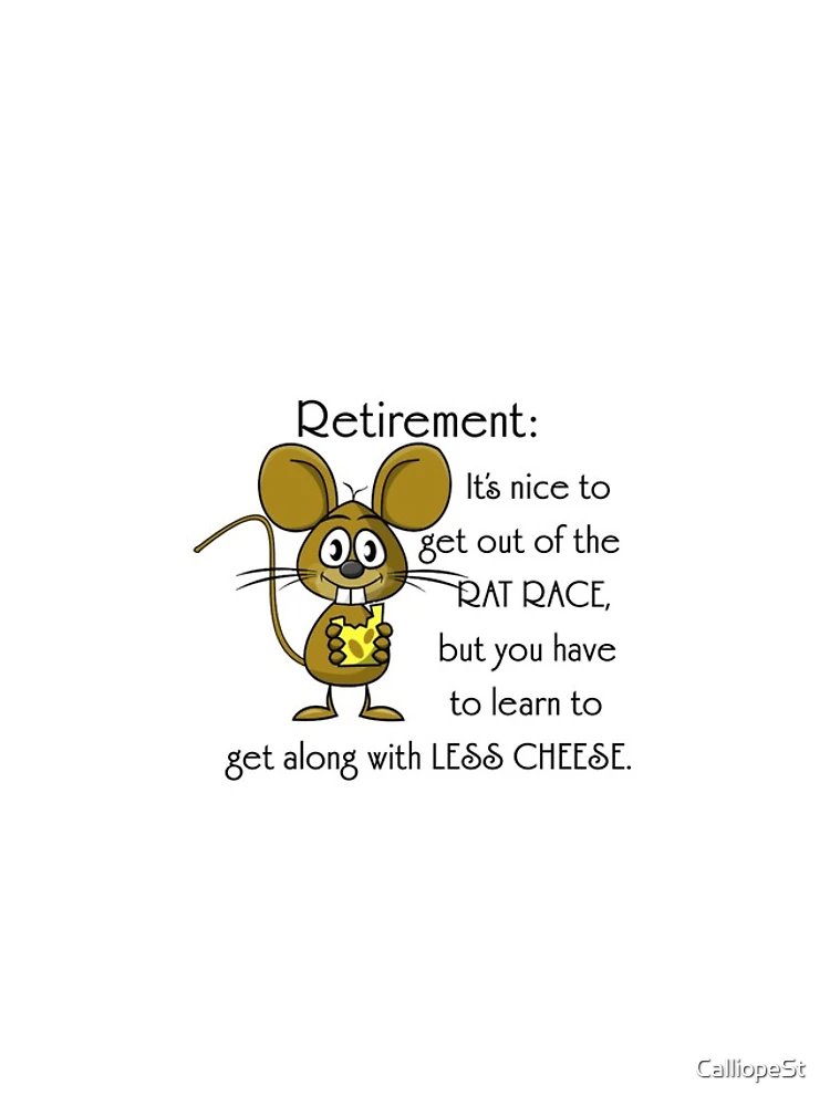 Thumbnail 4 of 4, iPhone Case, RETIREMENT; GET OUT OF RAT RACE designed and sold by CalliopeSt.