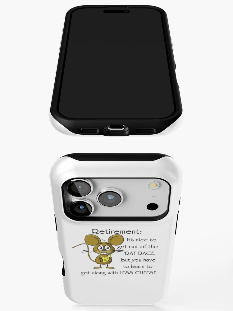 Thumbnail 3 of 4, iPhone Case, RETIREMENT; GET OUT OF RAT RACE designed and sold by CalliopeSt.