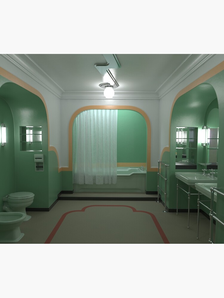 Scary Horror art deco bathroom by OldschoolTs