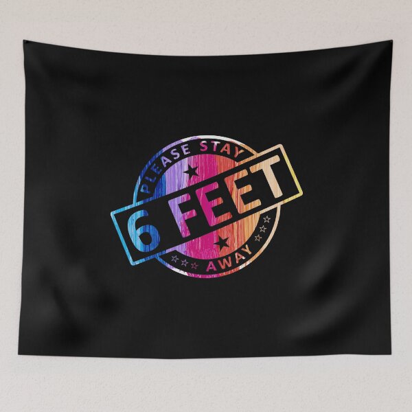 Item preview, Please Stay 6 Feet Away designed and sold by FirasChakroun.