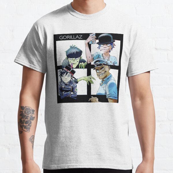 gorillaz 2d shirts