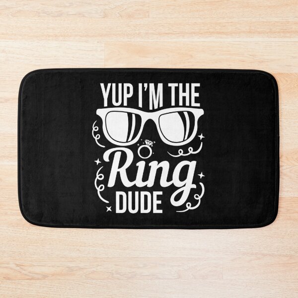 Item preview, Yup I'm The Ring Dude Funny Ring Bearer Wedding Gift designed and sold by haselshirt.