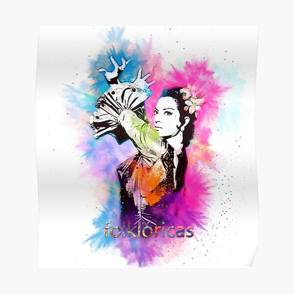 Lola Flores Torbellino de Colores Póster