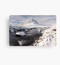 Glencoe winter landscape Canvas Print