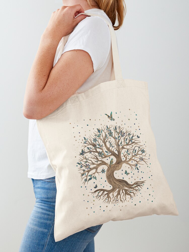 Tree of best sale life canvas bag