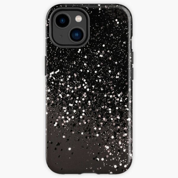 Lovecases White Stars & Moons Glitter Case - For iPhone 15 Plus