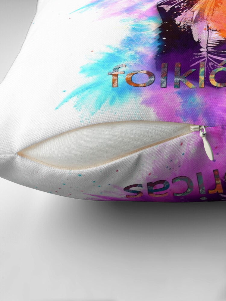 Imagen 2 de 4, Cojín con la obra Lola Flores Torbellino de Colores, diseñada y vendida por danimota.