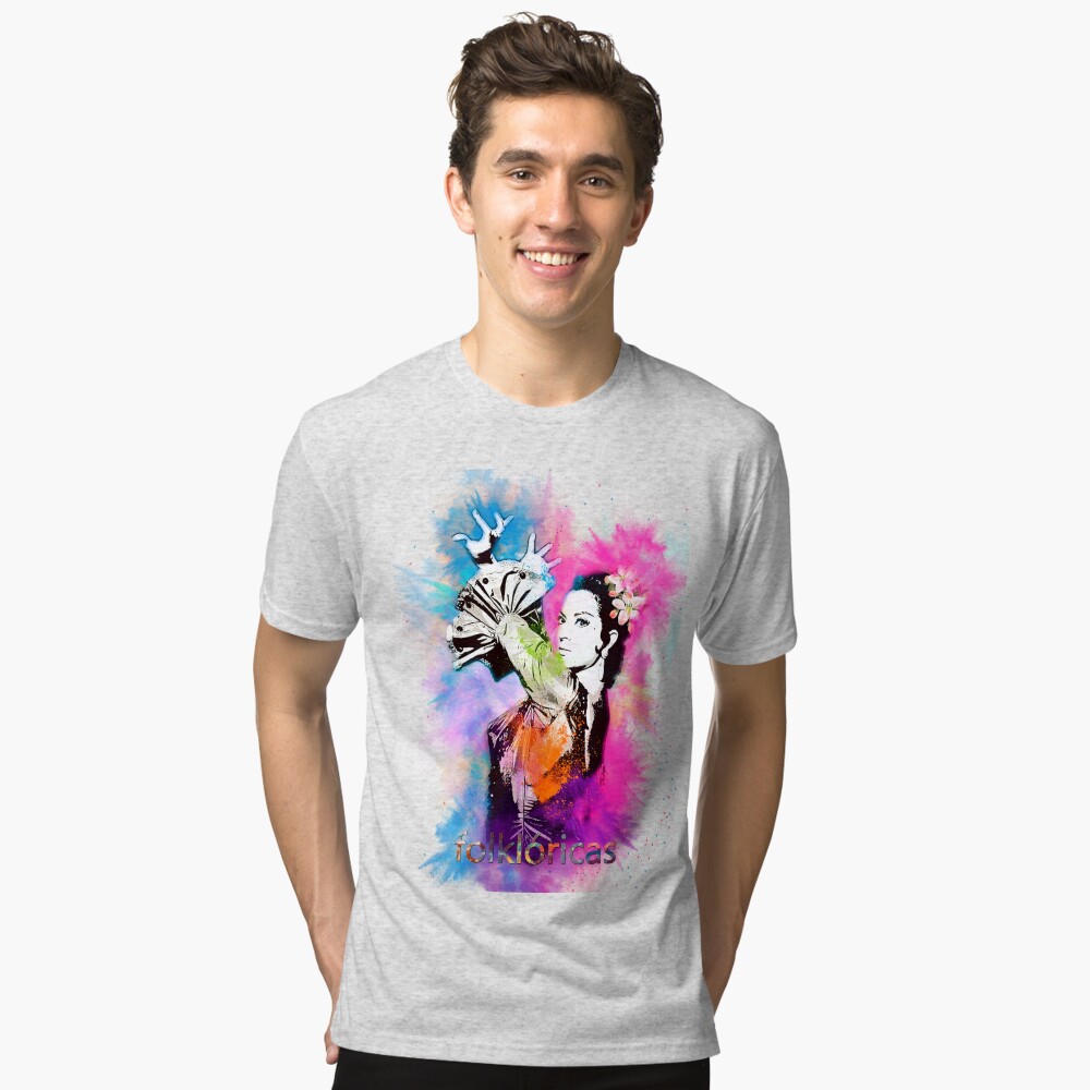 Vista previa del artículo con la obra «Camiseta de tejido mixto», diseñado y vendido por danimota.