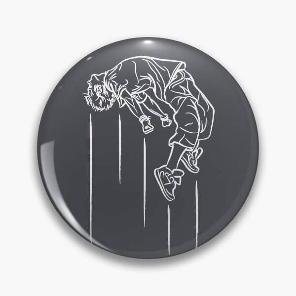 Item preview, Line Art Illustration of Floating Man into Space by Etoide designed and sold by etoide.