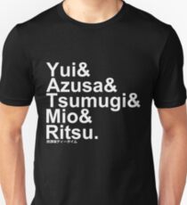 Houkago Tea Time List Unisex T-Shirt